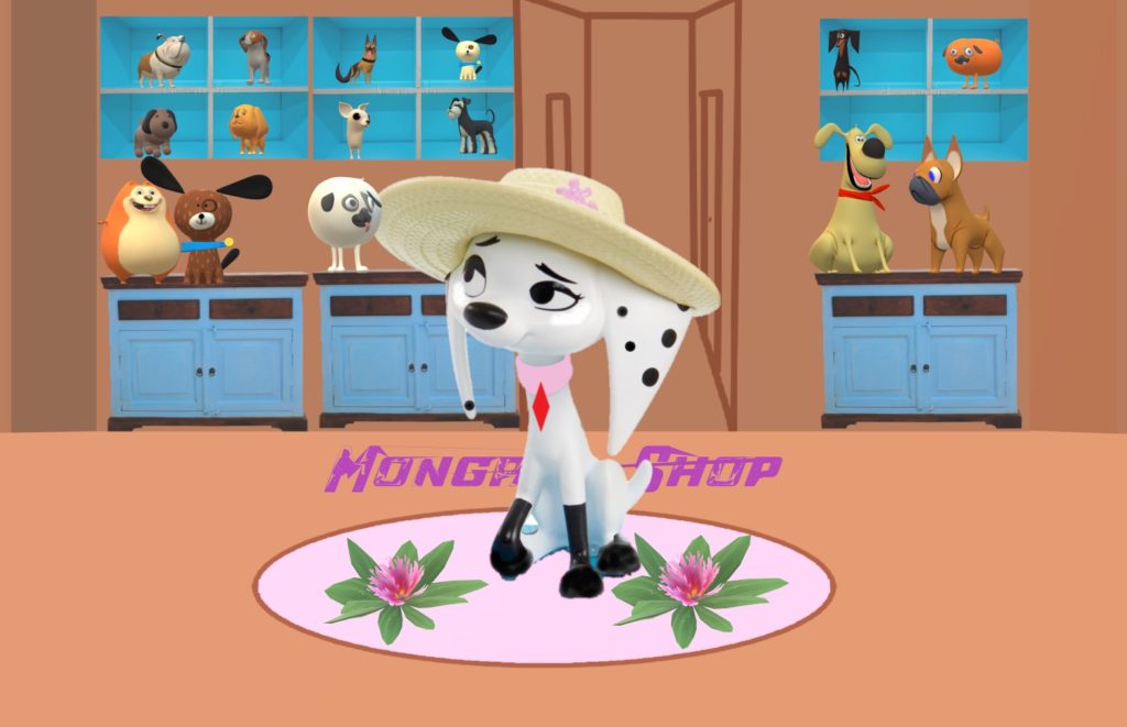 Dolily w Mongrel shop.